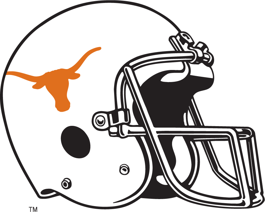 Texas Longhorns 1977-2004 Helmet Logo iron on transfers for clothing